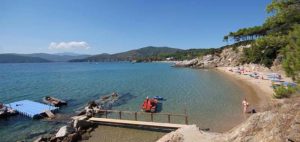 Spiaggia delle Calanchiole all'omonimo Campeggio