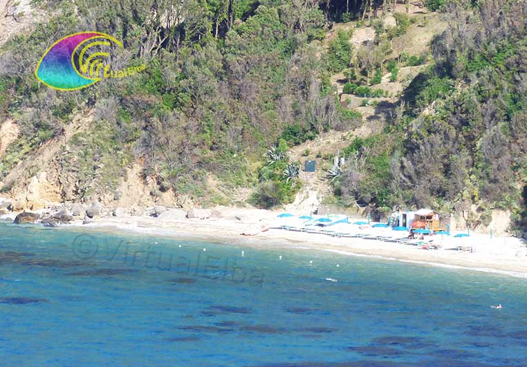 Strand van Seccione of Prunini Portoferraio