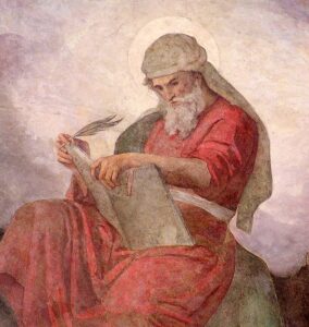 Sint-Marcus de evangelist was eerst een leerling van Sint-Paulus en vervolgens van Sint-Pieter,
