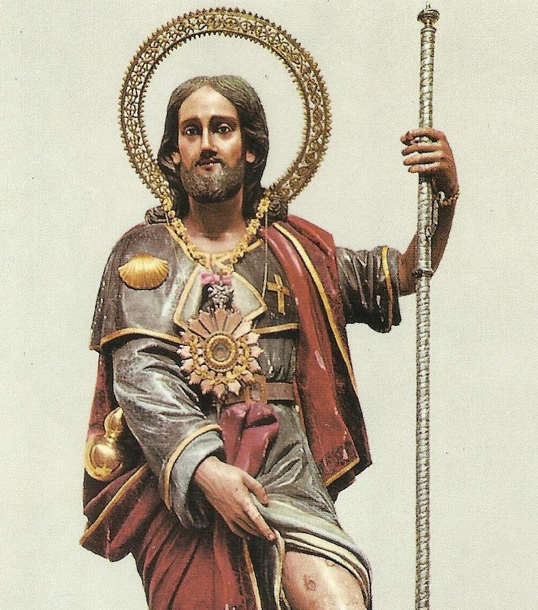 San Rocco, geboren in een rijke familie in Montpellier, tussen 1345 en 1350,