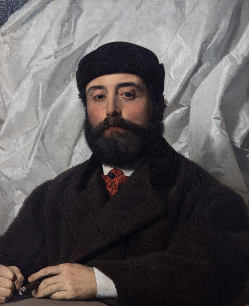 Pinacoteca Foresiana portret van Raffaello Foresi Antonio Ciseri