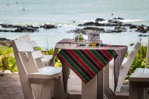 Elba-restaurant aan zee