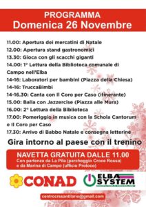 Kerstmarkt in Sant'Ilario (eiland Elba)