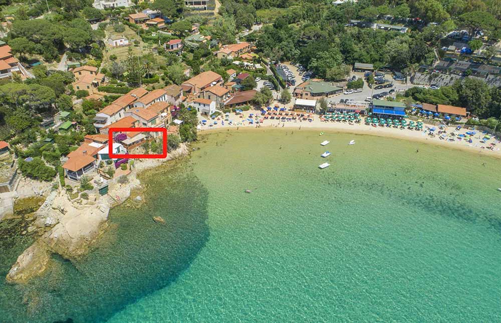Appartement aan zee in Scaglieri i Gigli