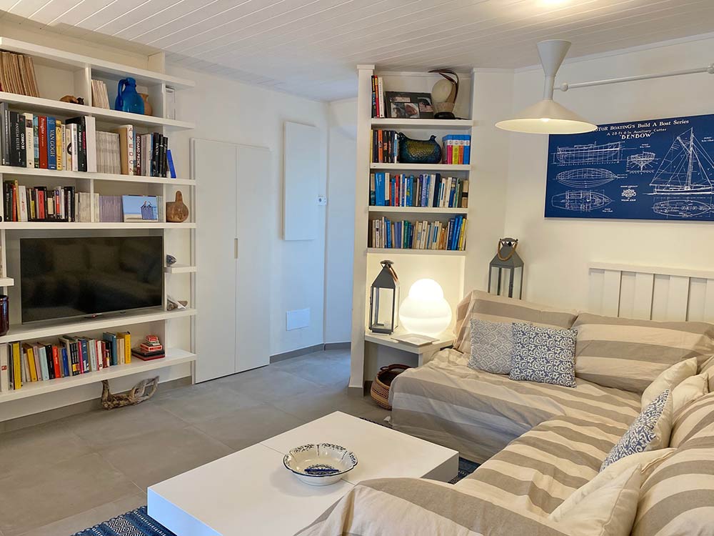 Woonkamer in het Gigli Scaglieri-appartement