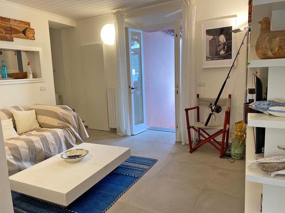 Woonkamer in het Gigli Scaglieri-appartement