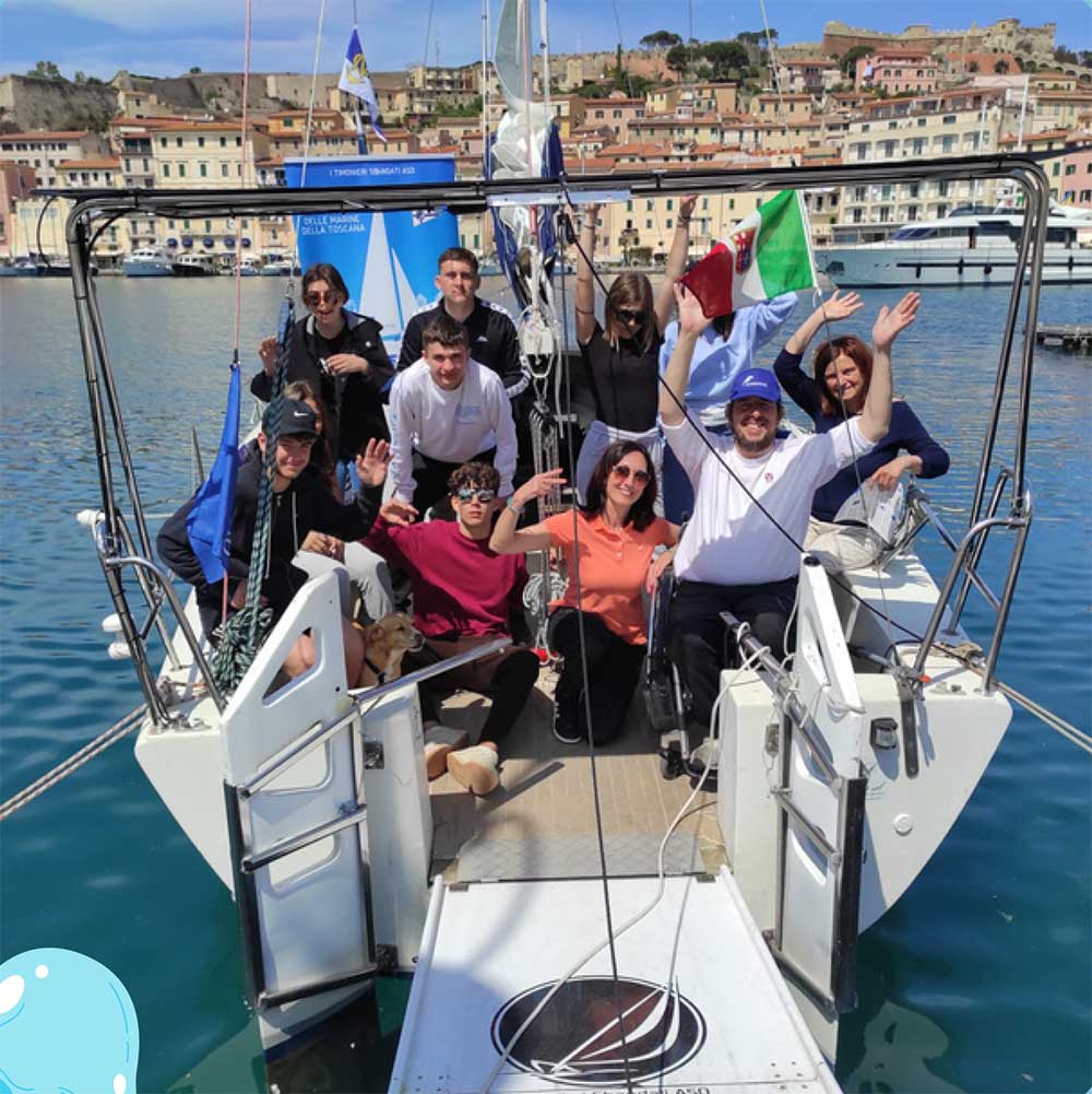 Elba a 4All zeilen - Stuurmannen Sbandati ASD en Marciana Marina Sailing Club