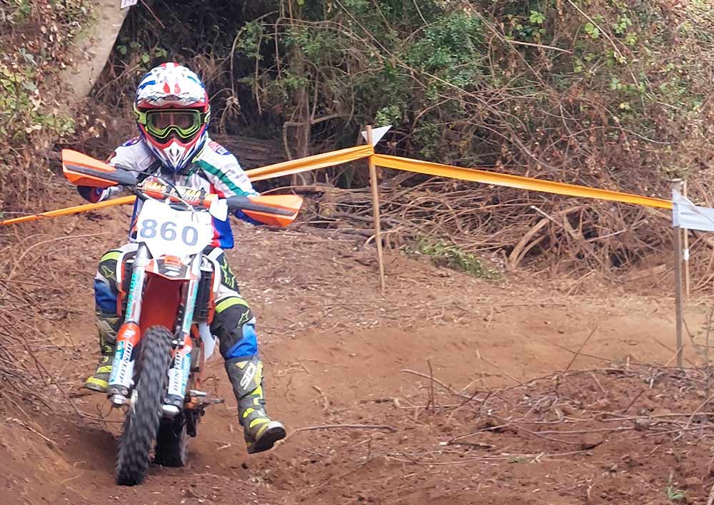 Bellini Lorenzo - Campionato Toscano Mini Enduro 2023 - competizione svolta all'Isola d'Elba nel 2023