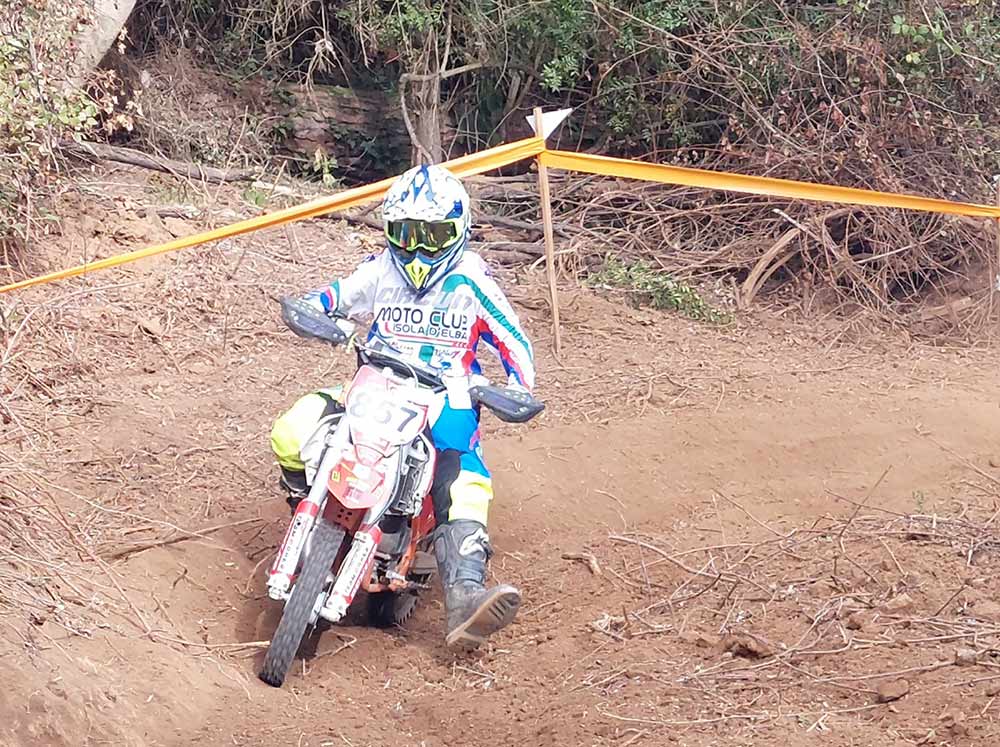 Pierini Giacomo - Toscaans kampioenschap Mini Enduro 2023 - Competitie op het eiland Elba in 2023