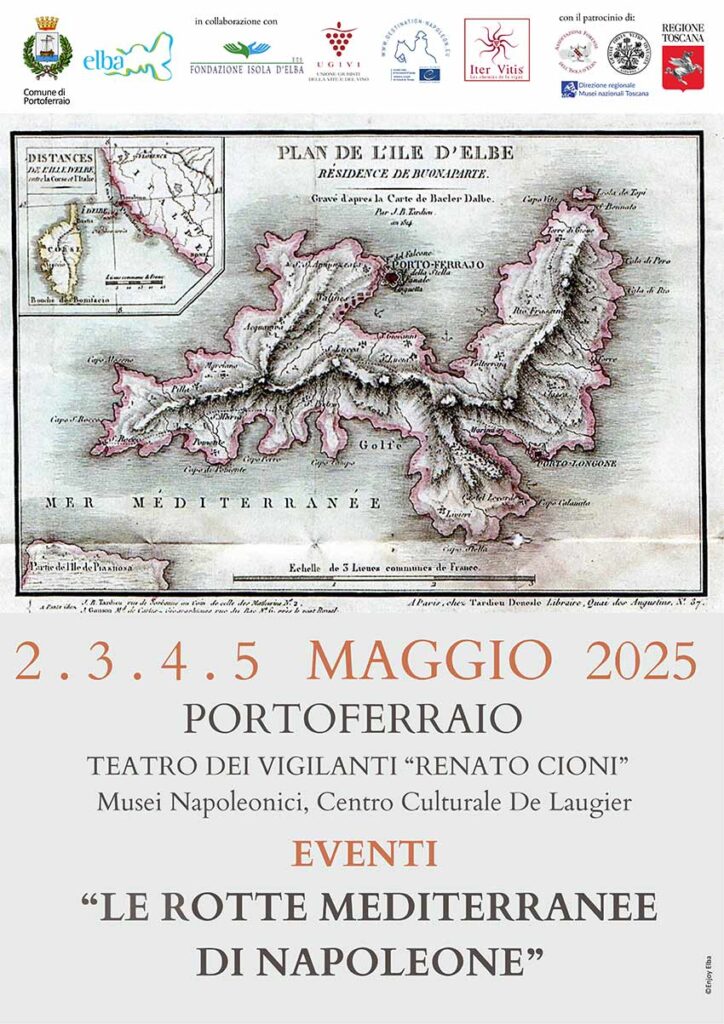 Napoleons Middellandse Zeeroutes, heropvoeringen en ontmoetingen op het eiland Elba van 2 tot 5 mei