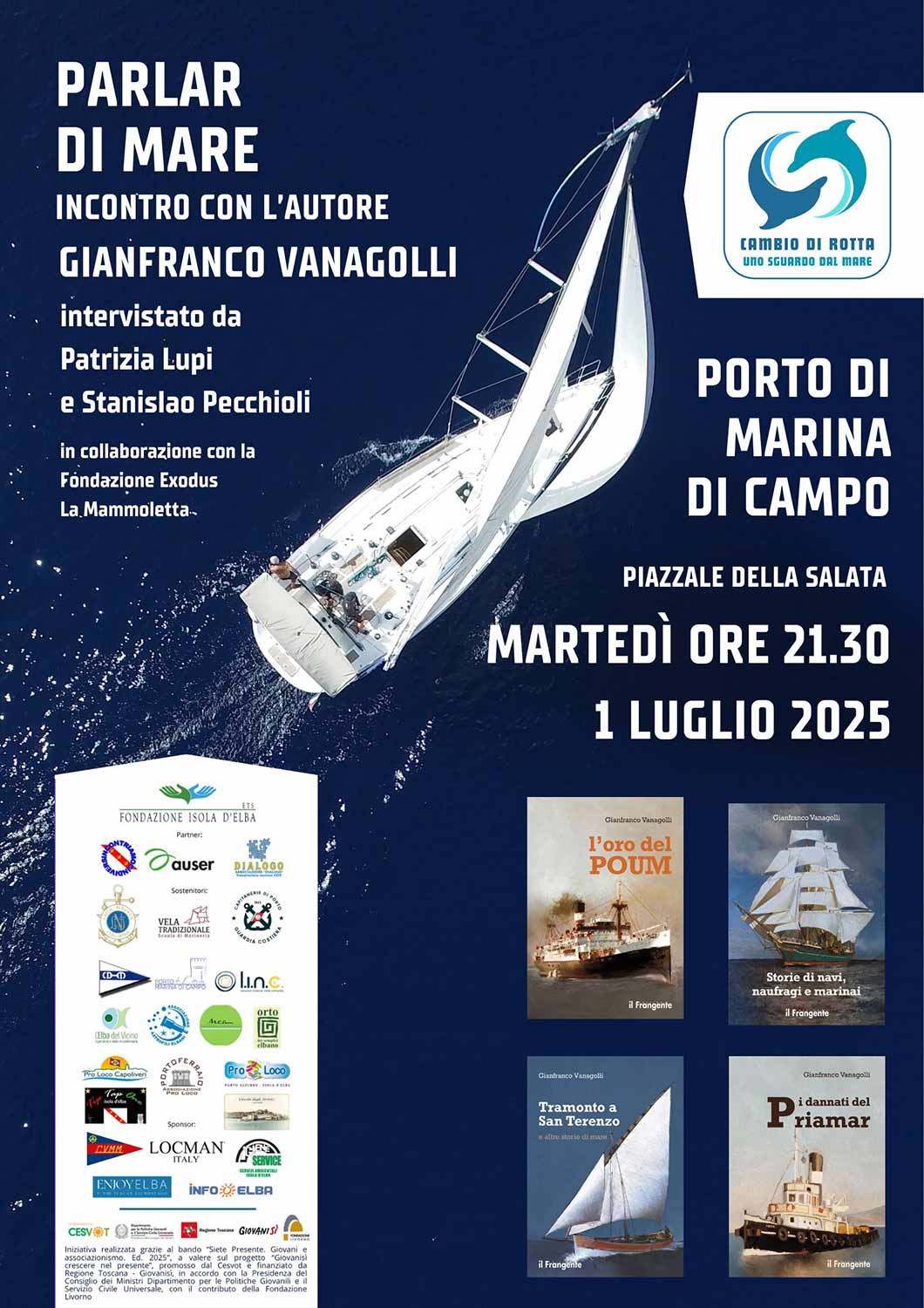 Praten over de zee Marina di Campo - Verandering van koers