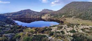 Het Stagnone- of Bloemenmeer op Capraia-eiland